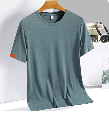 Leveza e Conforto: Camiseta Masculina de Seda Macia para o Verão - WebWowshop