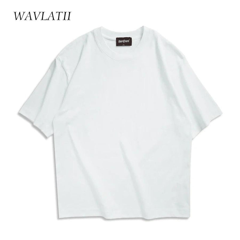Estilo Urbano: Camisetas Oversized WAVLATII para um Look Jovem e Descontraído - WebWowshop